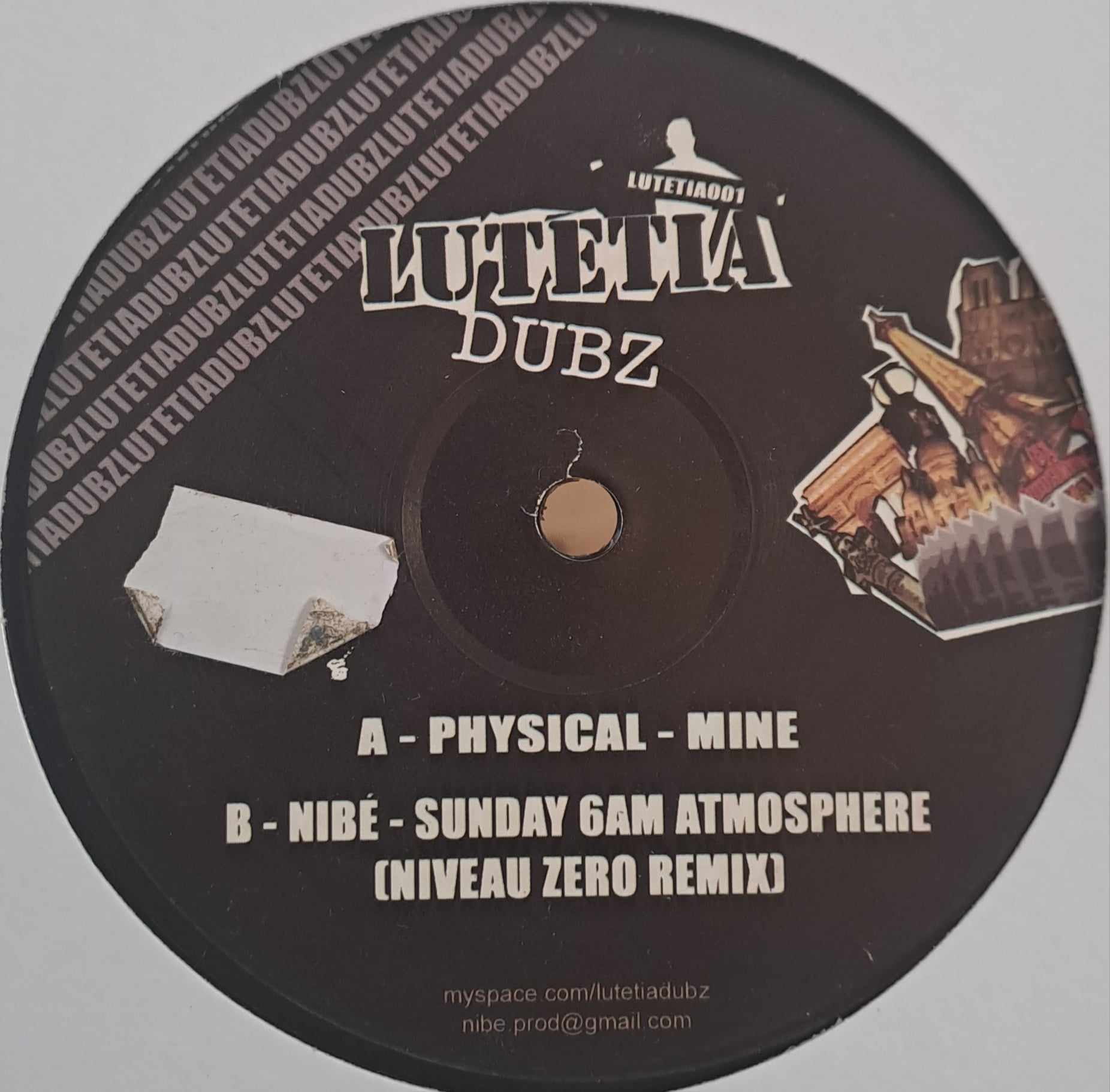 Lutetia Dubz 001 - vinyle dubstep